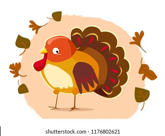 Turkey Bird Cartoon Stock Illustration 476949253