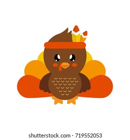 cute turkey vector