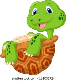 Cute turtle cartoon