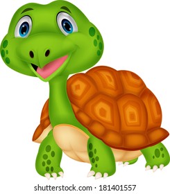 Cute turtle cartoon