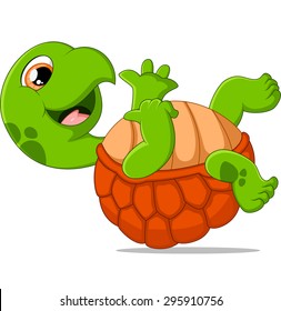 Cute turtle cartoon