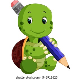 Cute turtle cartoon