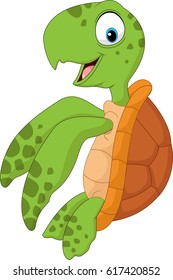 Cute turtle cartoon