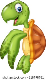Cute turtle cartoon