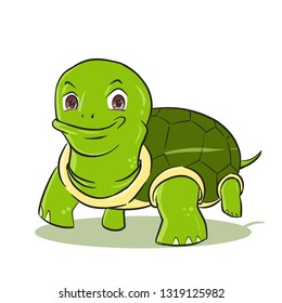 Cute Turtle Cartoon illustration