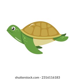 Caricatura de tortugas. Ilustración del vector