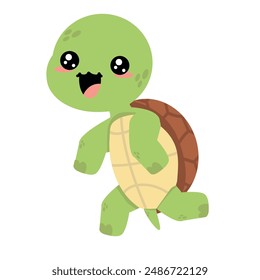 Cute turtle design captivates children