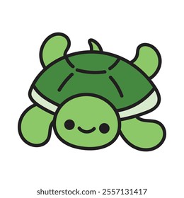 Cute Turtle Doodle Illustration - 03