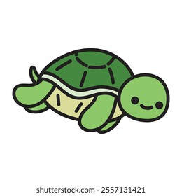 Cute Turtle Doodle Illustration - 04