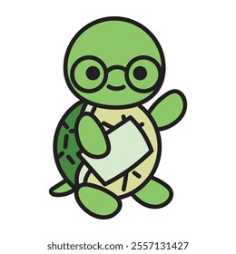 Cute Turtle Doodle Illustration - 09