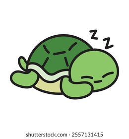 Cute Turtle Doodle Illustration - 11