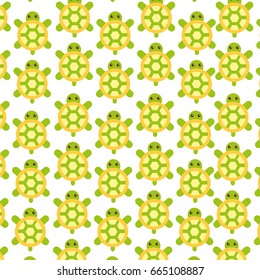 cute turtle pattern background