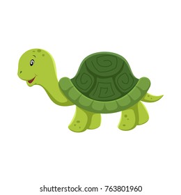 Cute turtle smiling
