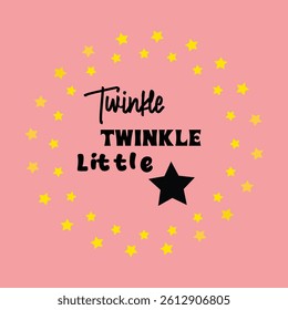 Cute twinkle little star design