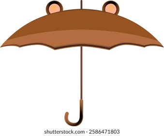 Cute umbrella with bear ears