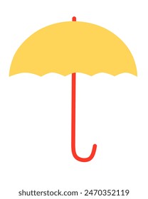 Cute umbrella illustration. with a very unique and interesting shape