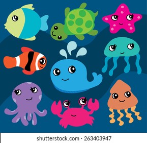 Cute Under the Sea Creatures