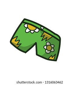 cute underwear man - vector