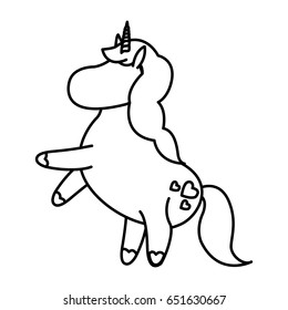 cute unicorn animal fantasy horse horn lovely