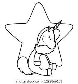 Cute unicorn design