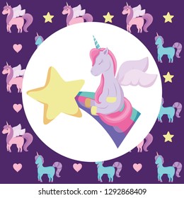 cute  unicorn design