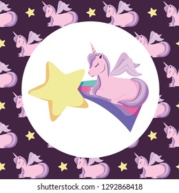 Cute unicorn design