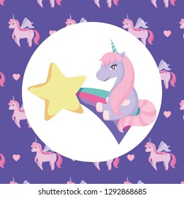 Cute unicorn design