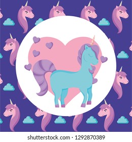 cute unicorn design