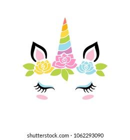 unicorn face images stock photos vectors shutterstock