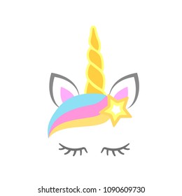 Unicorn Face Images Stock Photos Vectors Shutterstock