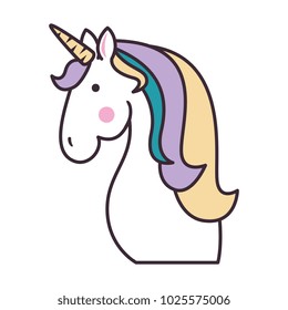 cute unicorn fantasy sticker
