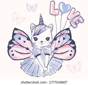 cute unicorn graphic design art