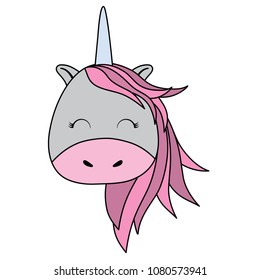 cute unicorn icon