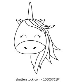 cute unicorn icon