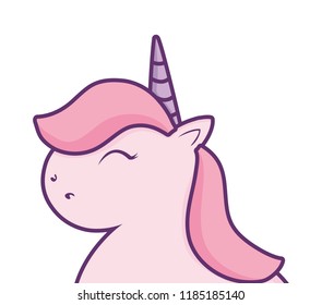 cute unicorn icon