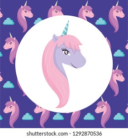 cute unicorn icon
