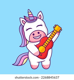 Cute unicorn illustration, cute and fun