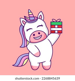 Cute unicorn illustration, cute and fun