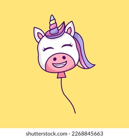 Cute unicorn illustration, cute and fun