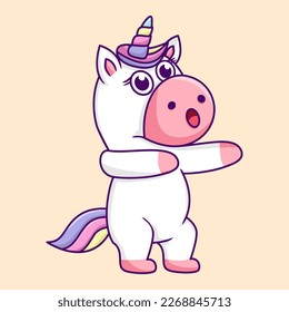 Cute unicorn illustration, cute and fun