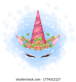 Cute Unicorn Illustration perfect for your merchand