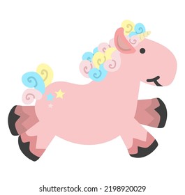 Cute-Einhorn-Vektorsymbol