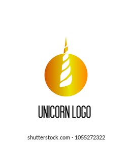 cute unicorn logo or icon for toys company