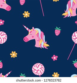 cute unicorn pattern