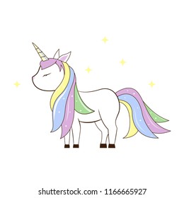 Cute Unicorn Rainbow