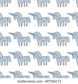 cute unicorn seamless pattern