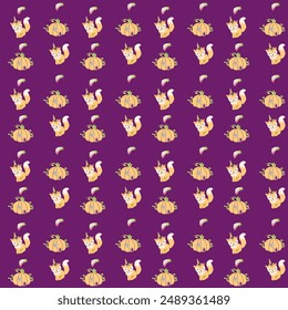 Cute unicorn seamless pattern for textile. Childish magic characters background. Childrens fairy and magic pattern.