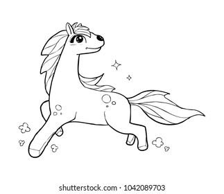 Cute unicorn sketch