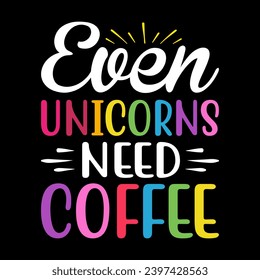 Cute Unicorn t-shirt design vector, Unicorn t-shirt design