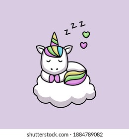 cute unicorn in Valentine's Day theme